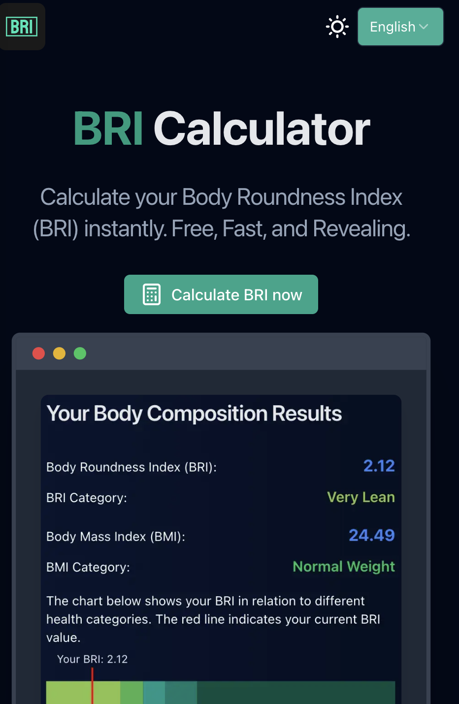 Calculadora BRI media 3