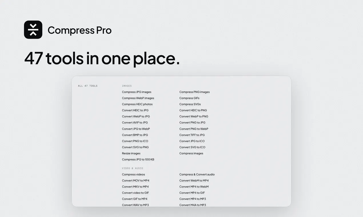 Compress Pro gallery image