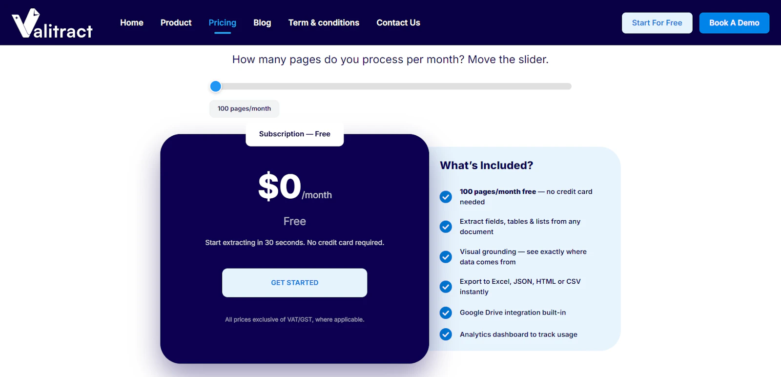 Valitract screenshot 2