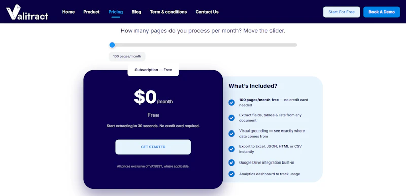 Valitract screenshot 2
