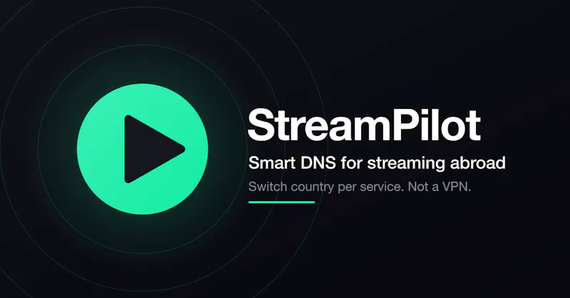 StreamPilot Smart DNS screenshot 2