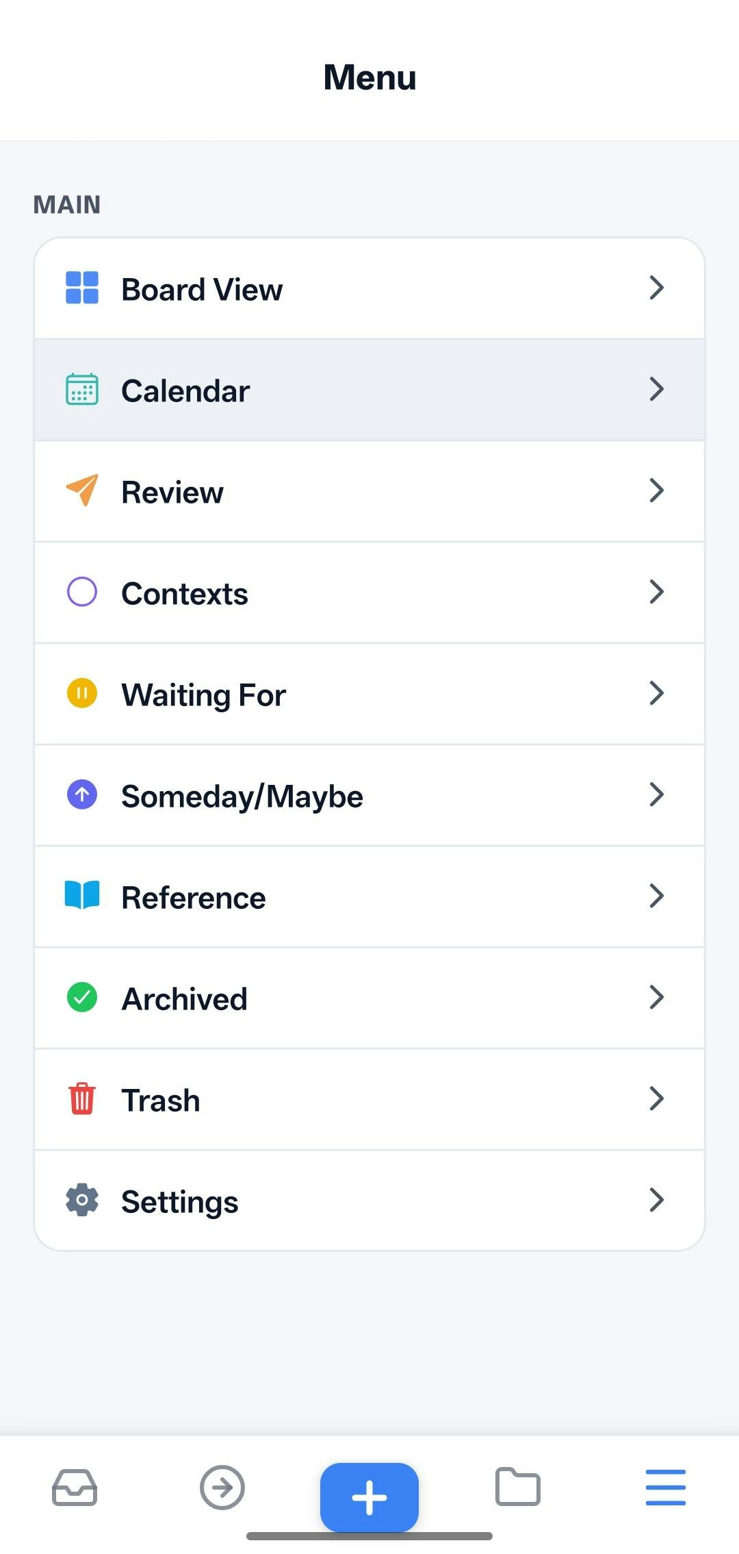 Mindwtr - Screenshot 2 showing product features and functionality