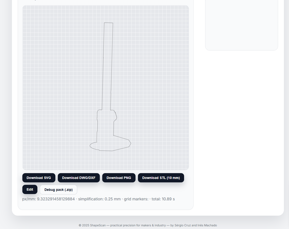 ShapeScan - Screenshot 4 showing product features and functionality