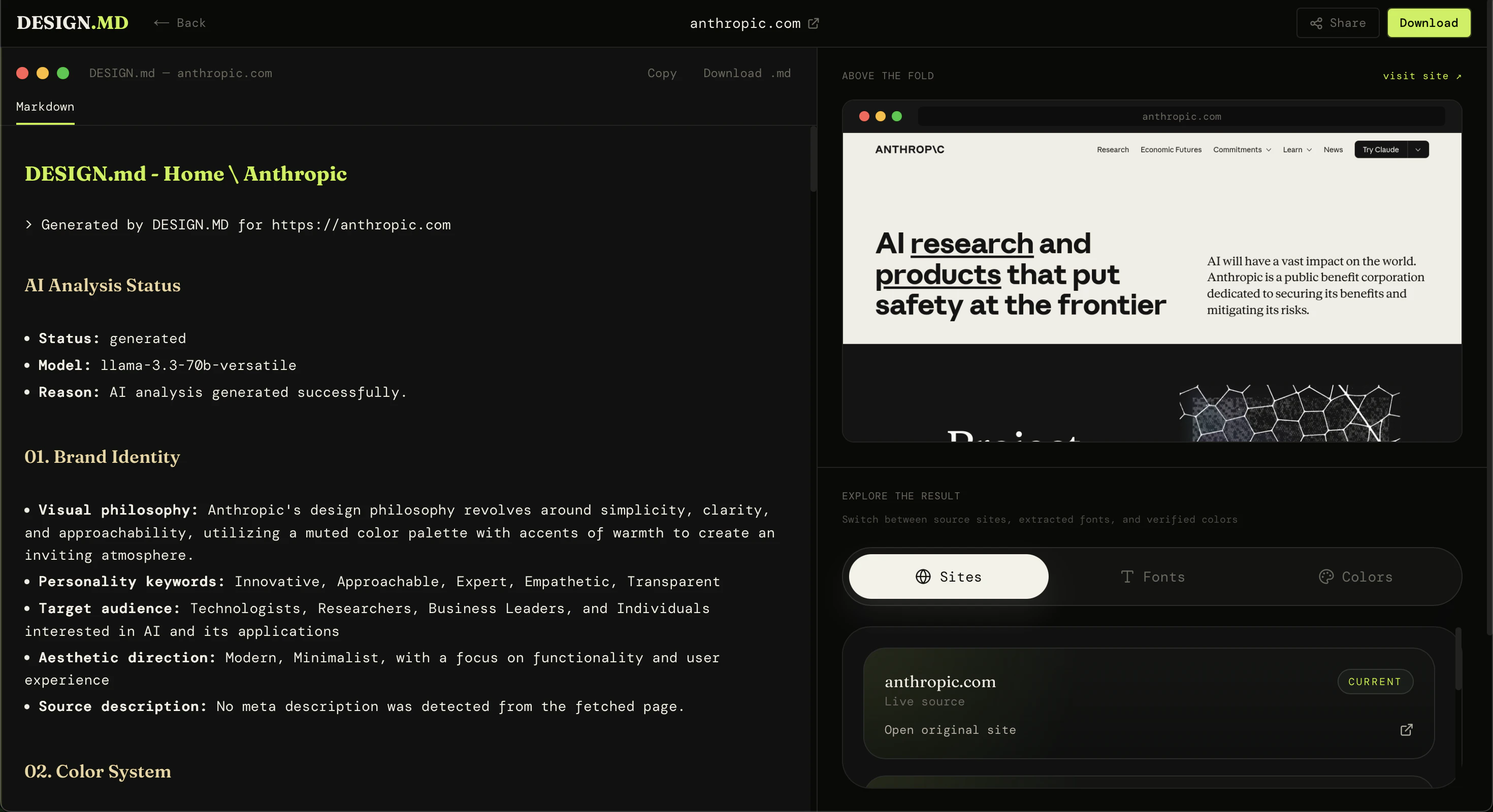 DESIGN.MD by Parallect screenshot 2