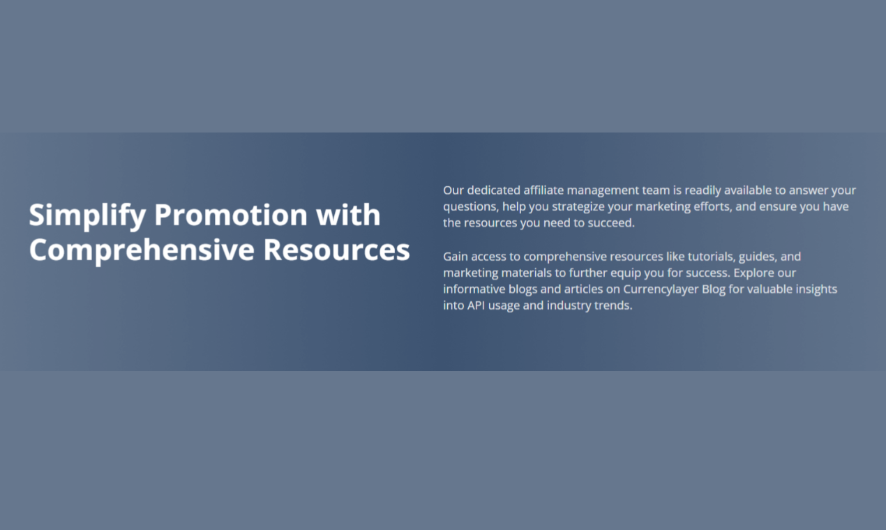 Currencylayer Affiliate Program media 3