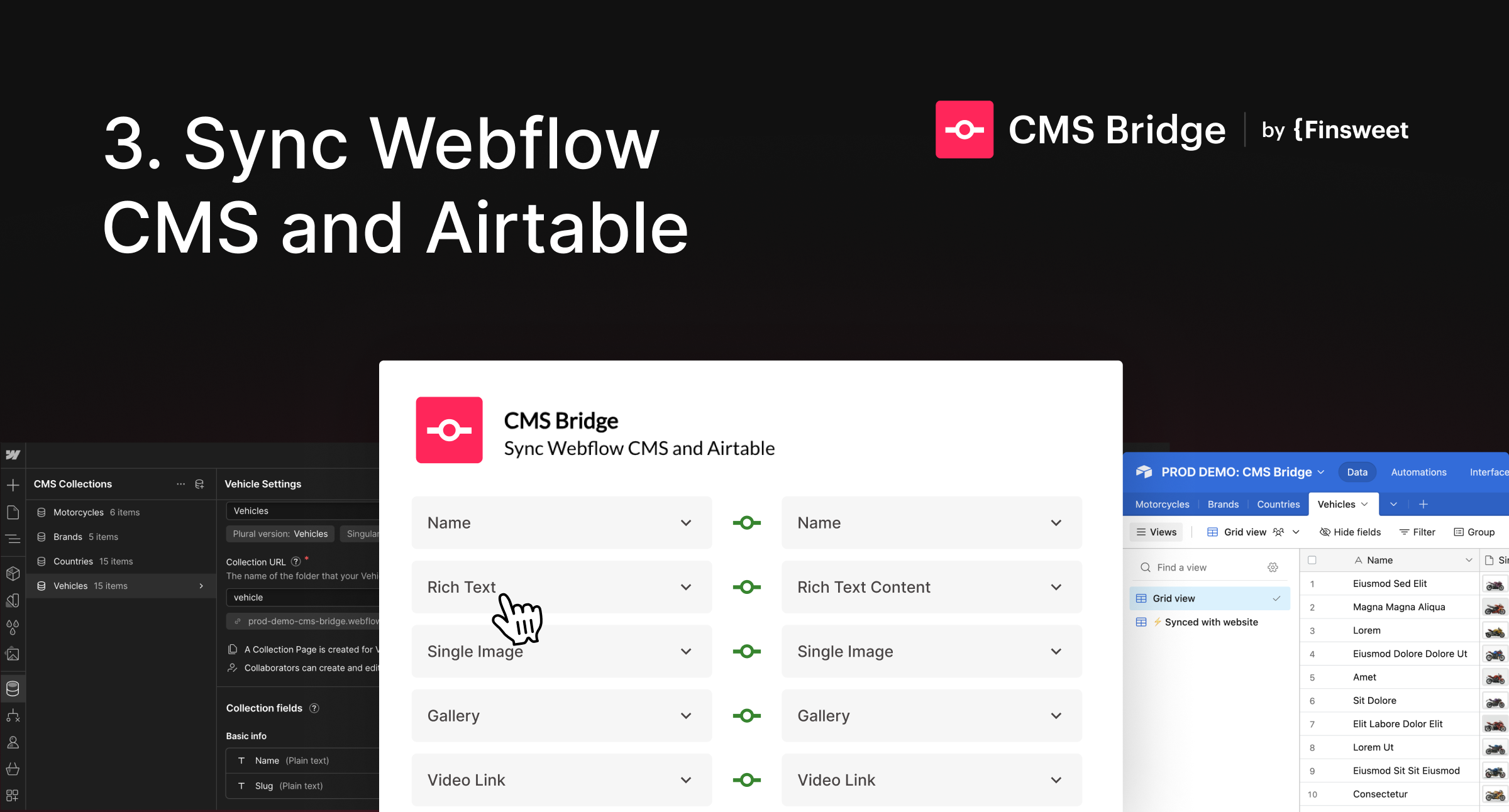 सीएमएस ब्रिज फ़िनवेट द्वारा - SYNC WEBFLOW CMS और AIRTABLE ⚡ मीडिया 5