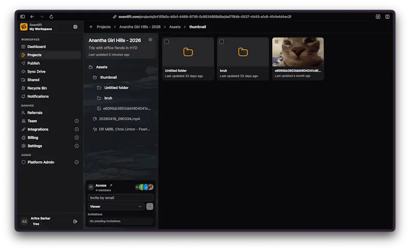 Seamlift screenshot 2