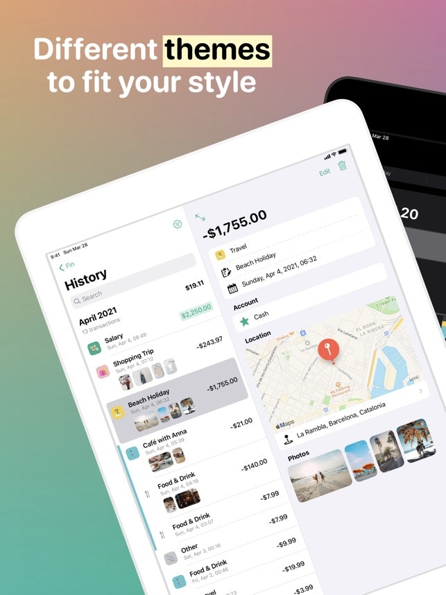Fin - Budget Tracker gallery image