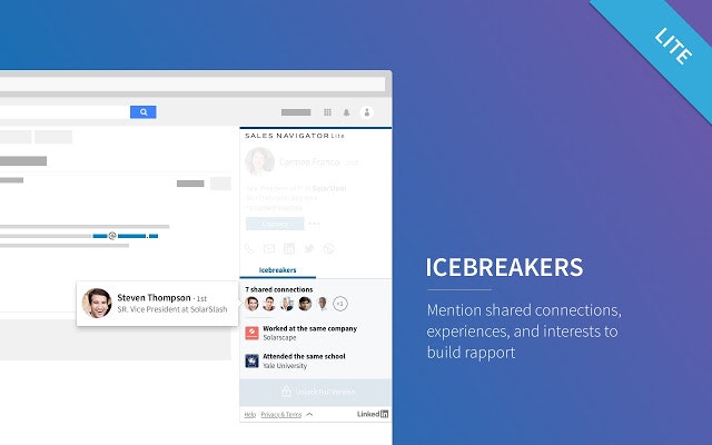 LinkedIn Sales Navigator Lite for Gmail gallery image