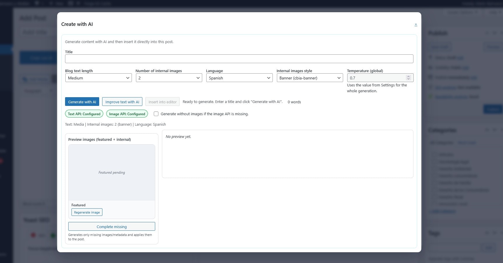BlogFlow AI for WordPress pro gallery image