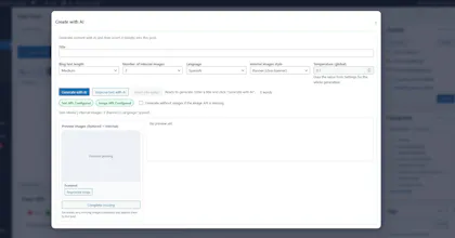 BlogFlow AI for WordPress pro gallery image