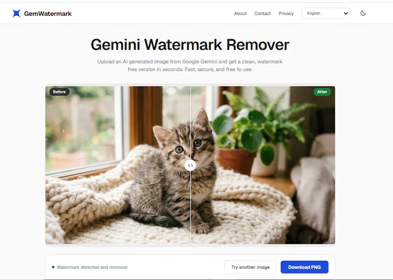 Gemini Watermark Remover screenshot 1