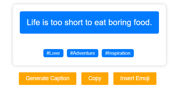 instagram captions Generator media 1