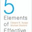 The 5 Elements of Effective Thinking 