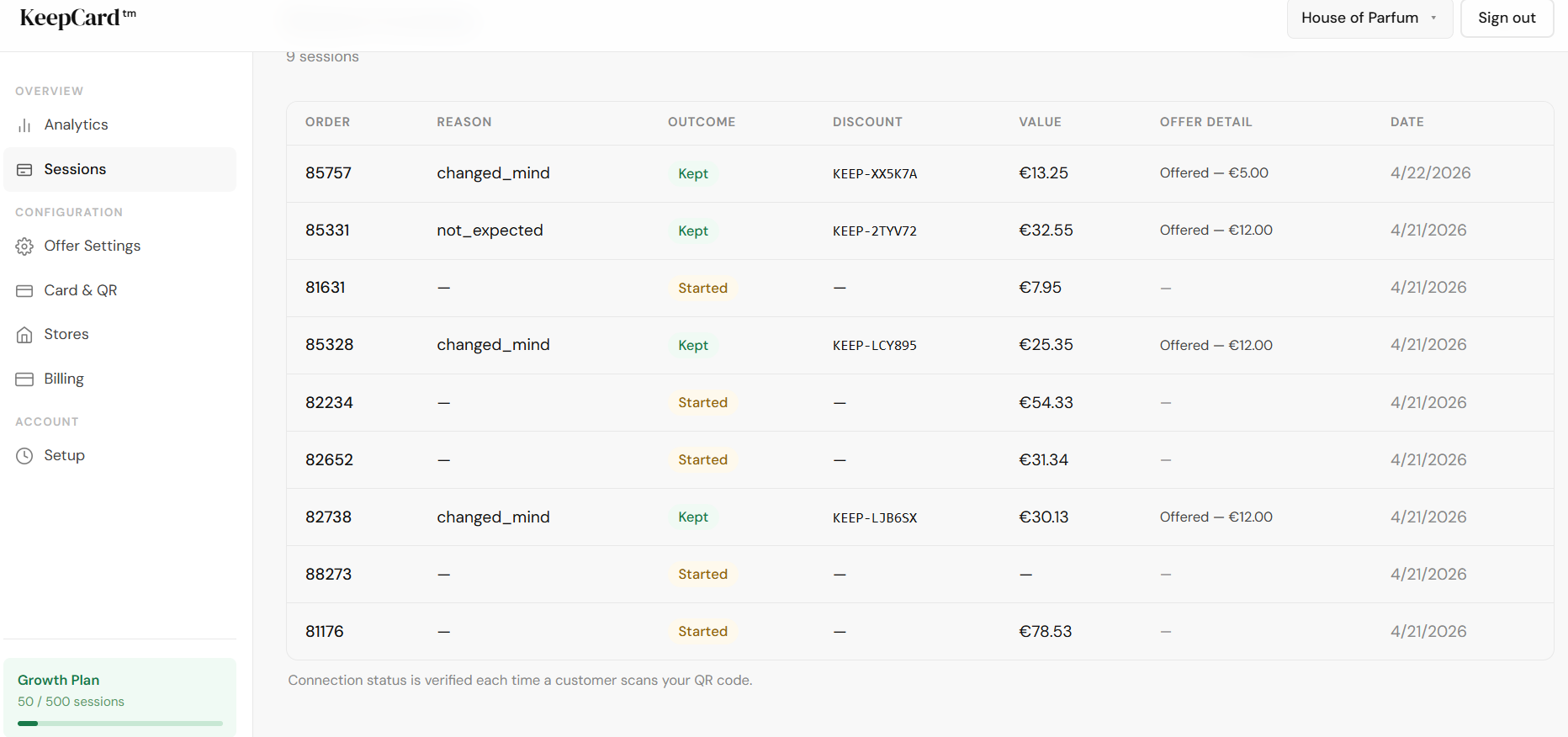 KeepCard gallery image
