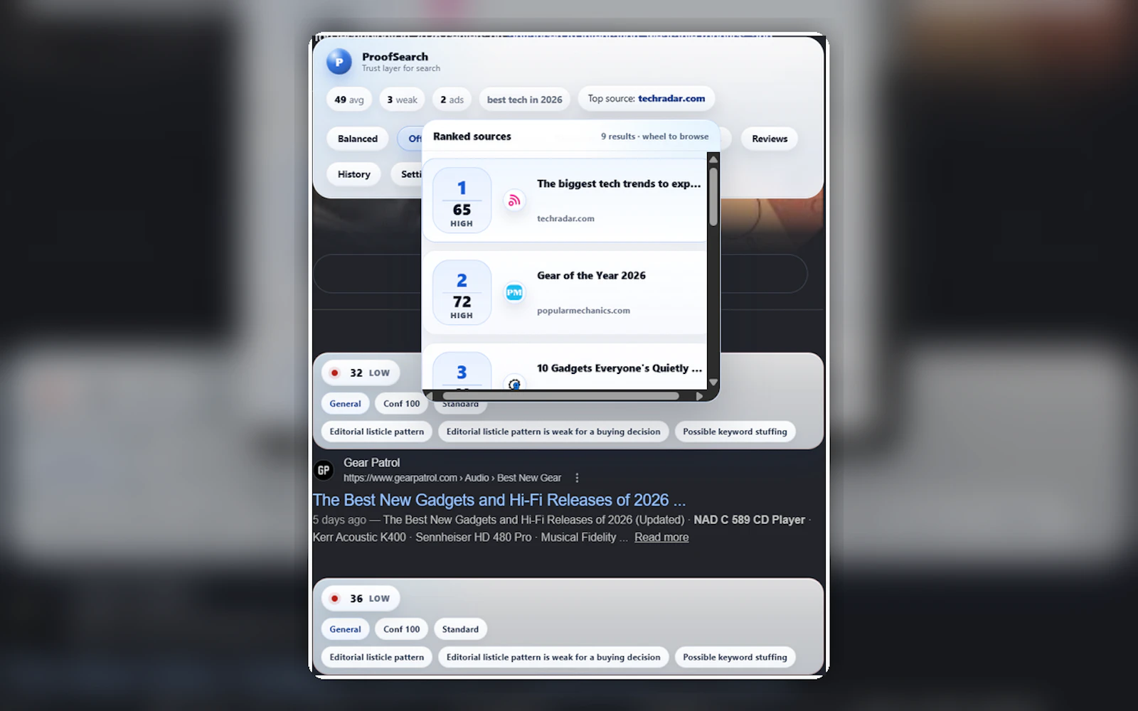 ProofSearch screenshot 4