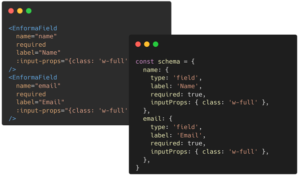 Enforma - Vuejs Form Library - Slimme formulieren voor vuejs -apps media 2