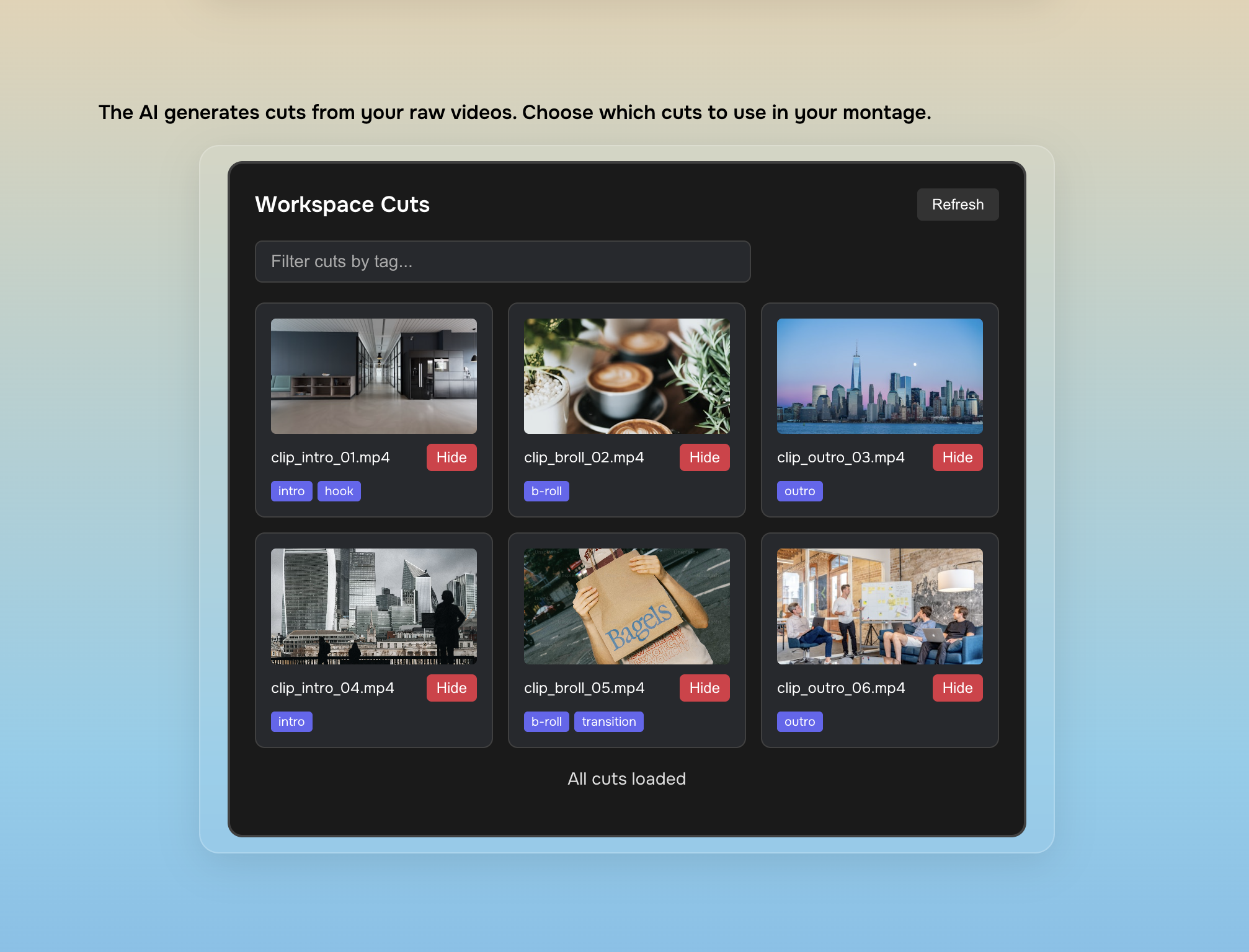 Merra AI - Automated video creation gallery image