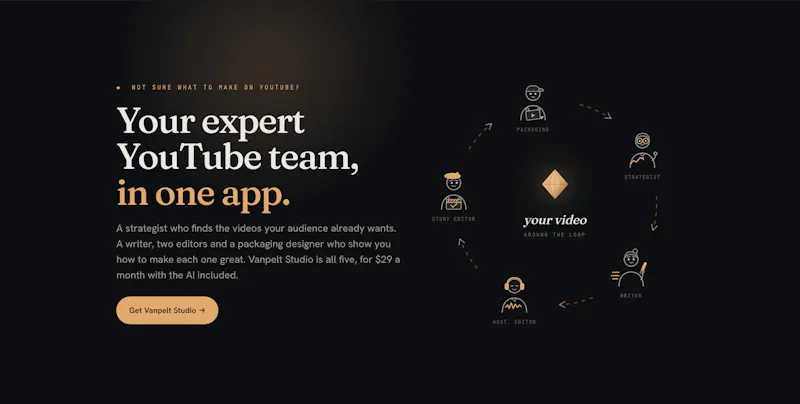 Vanpelt.studio | The $29 Youtube team screenshot 2