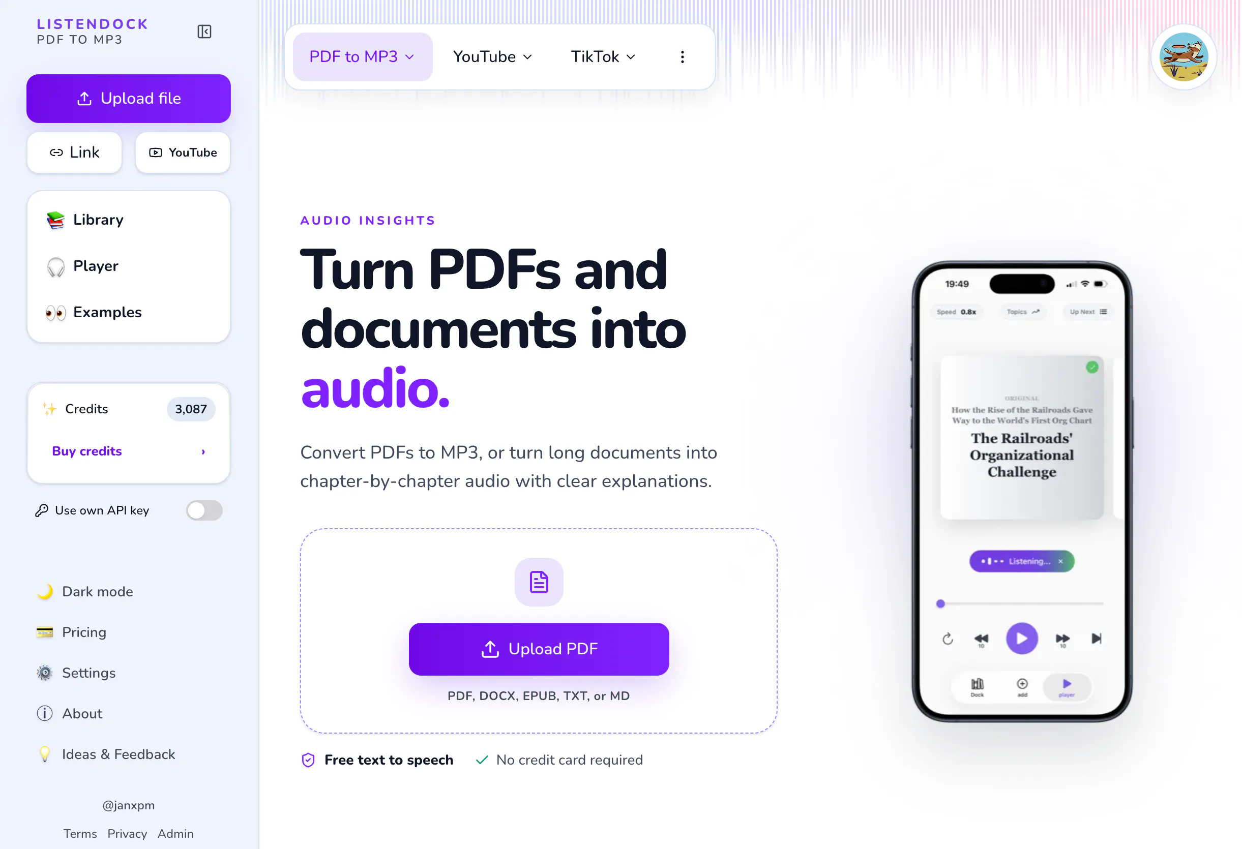 ListenDock 截图 2