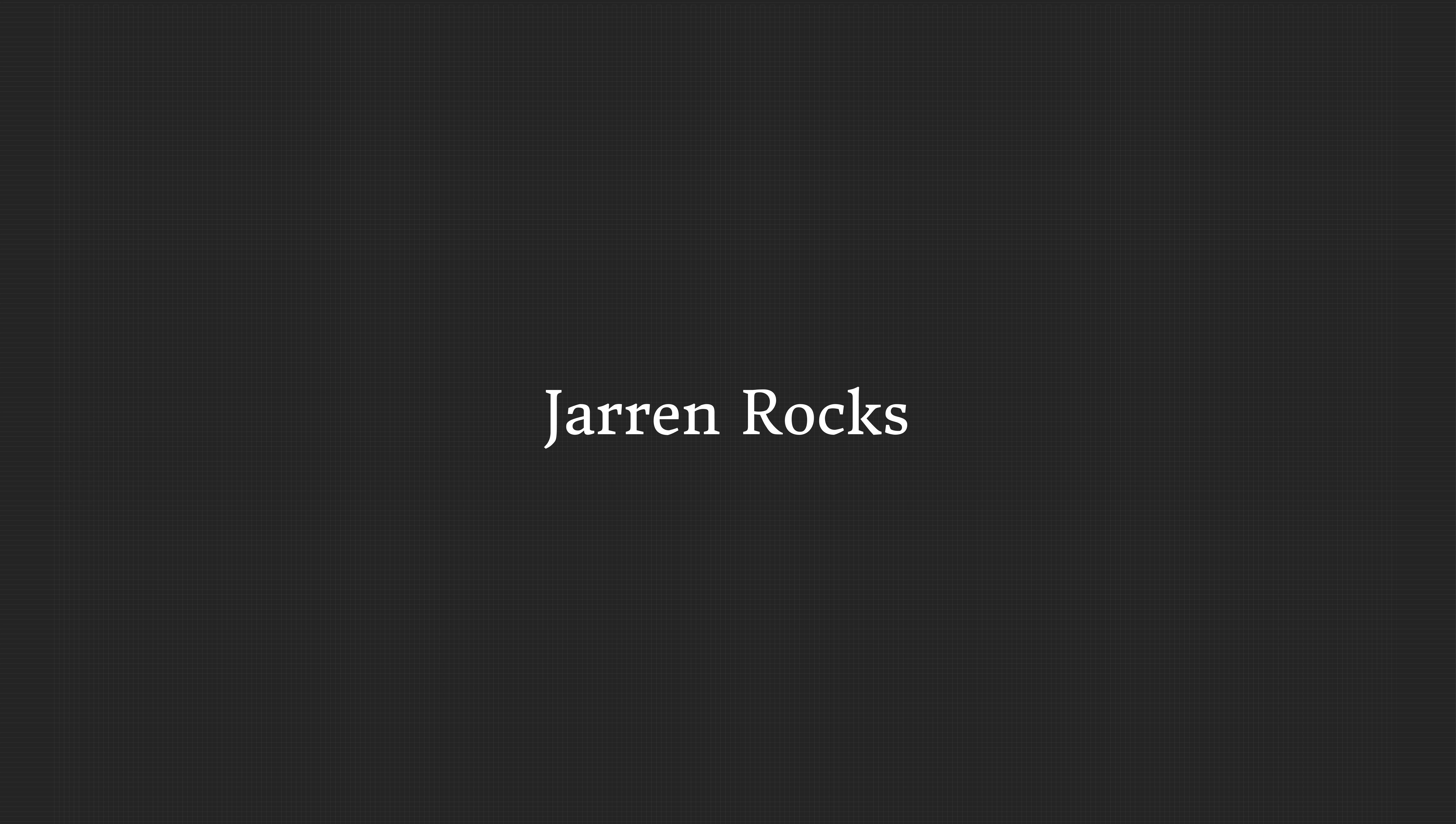Jarren Rocks cover