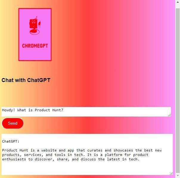 Média Chromegpt - Discutez avec GPT de n'importe où sur le Web! 1