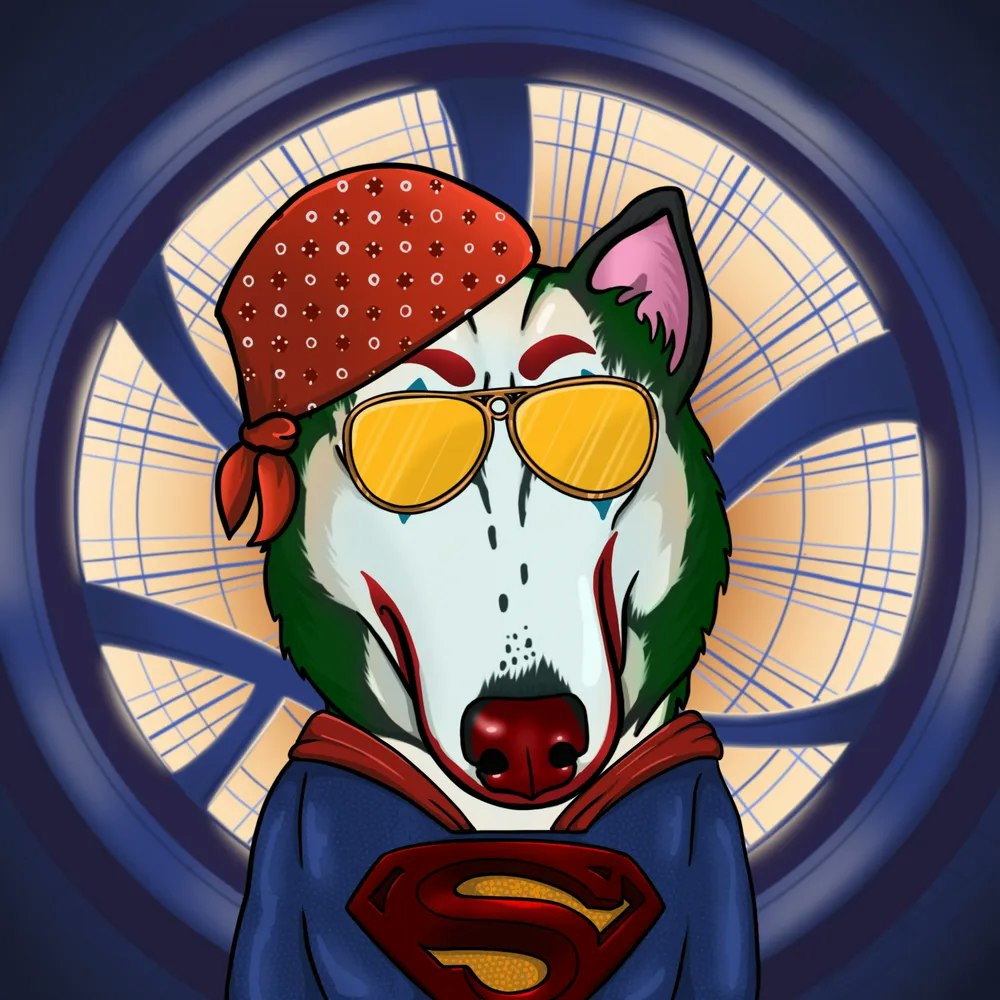 Hunde Metaverse - Digitale Kunst bei Tonne