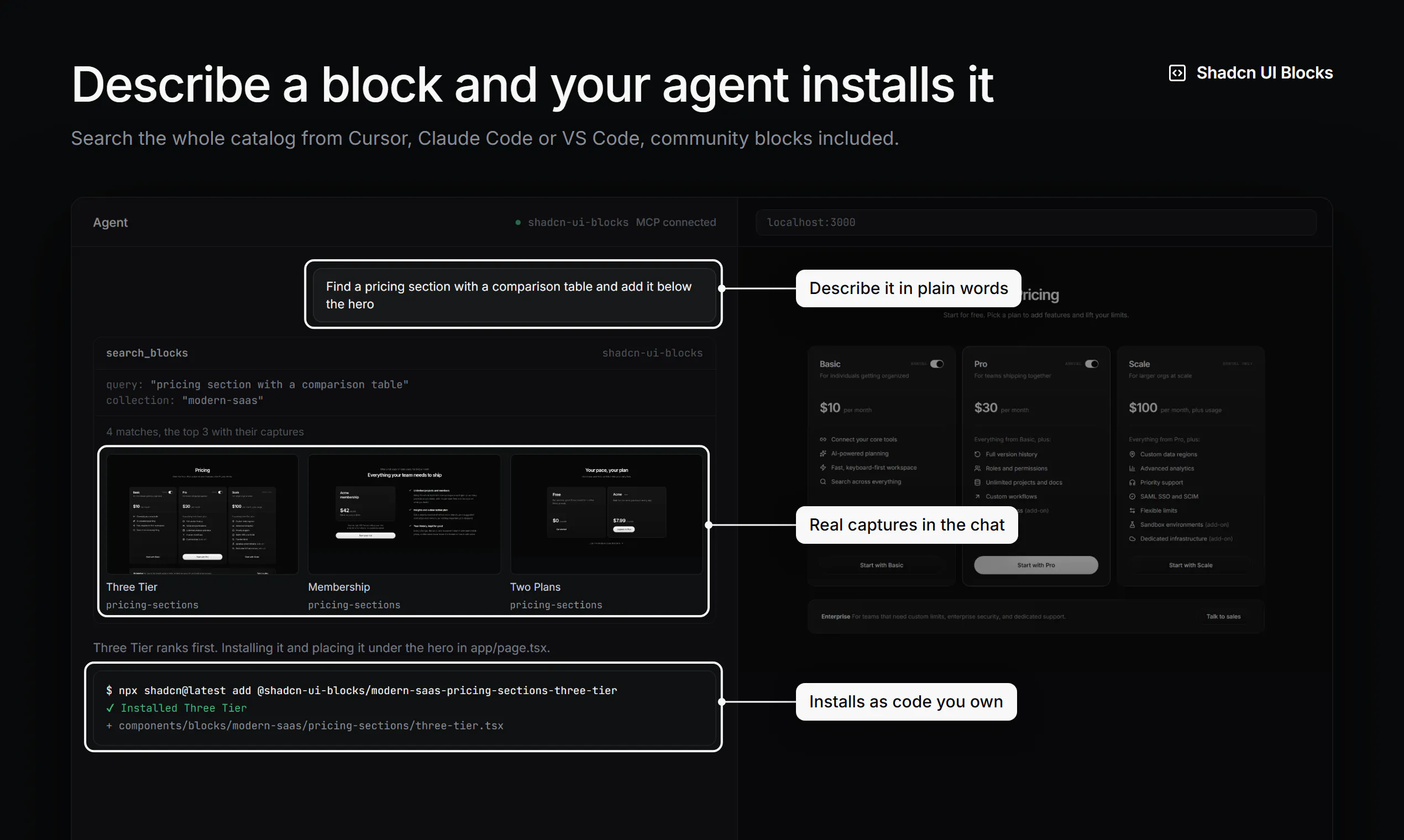 Shadcn UI Blocks 2.0 gallery image
