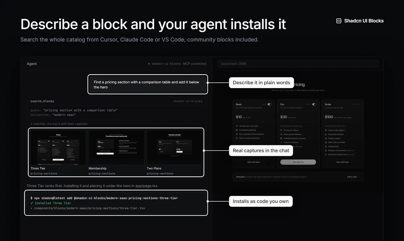 Shadcn UI Blocks 2.0 screenshot 6