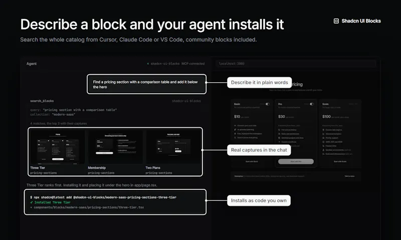 Shadcn UI Blocks 2.0 screenshot 6