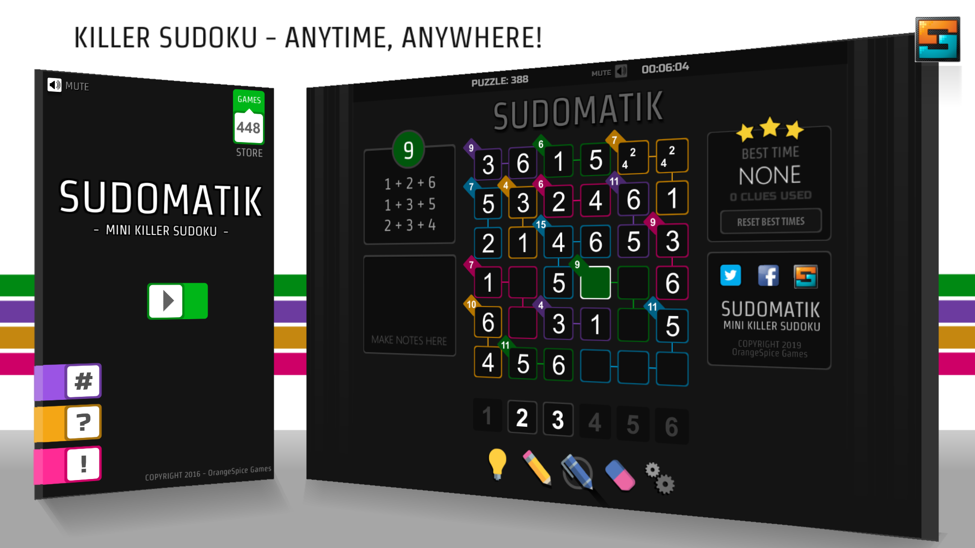 SUDOMATIK Mini Killer Sudoku gallery image