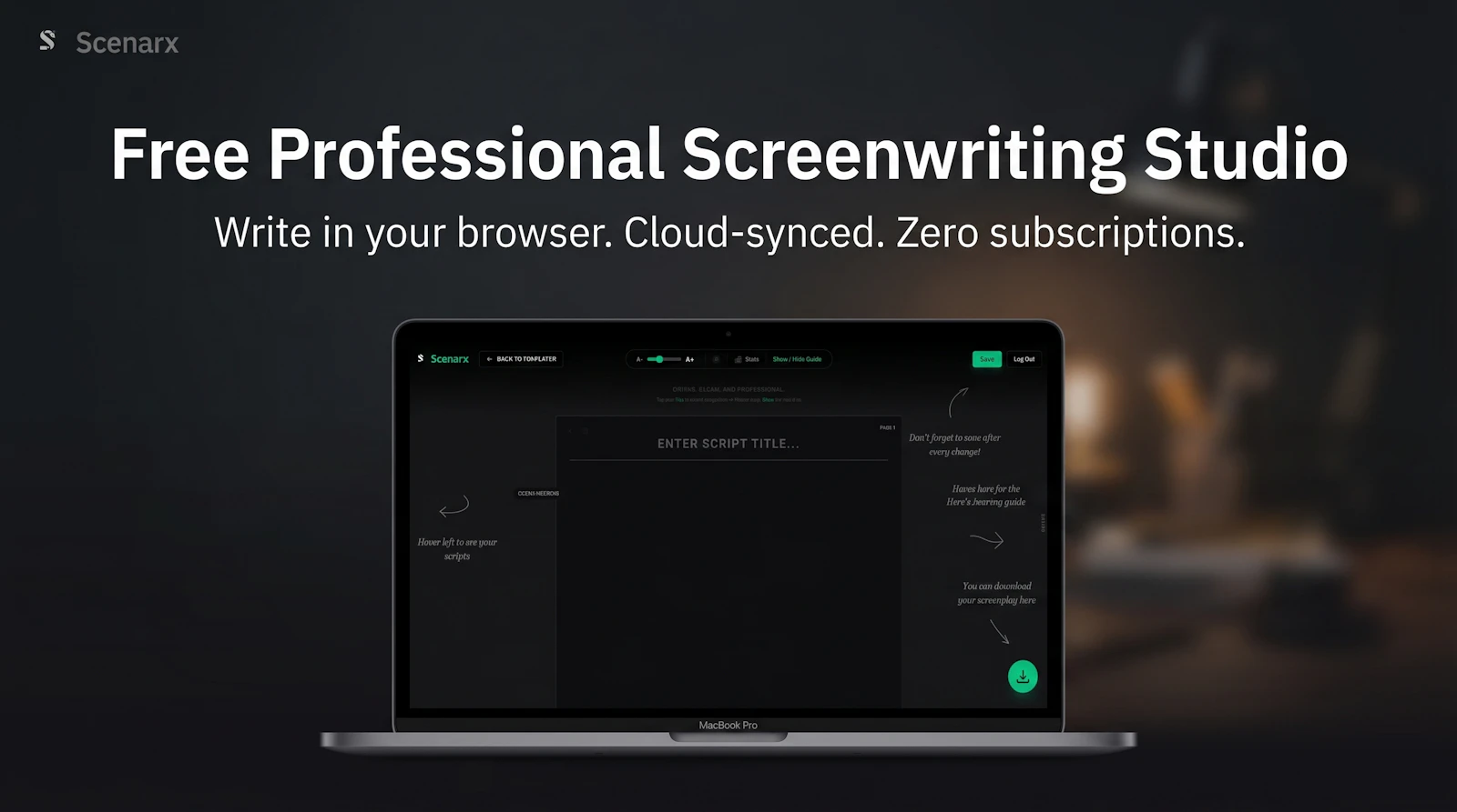 Scenarx screenshot 2