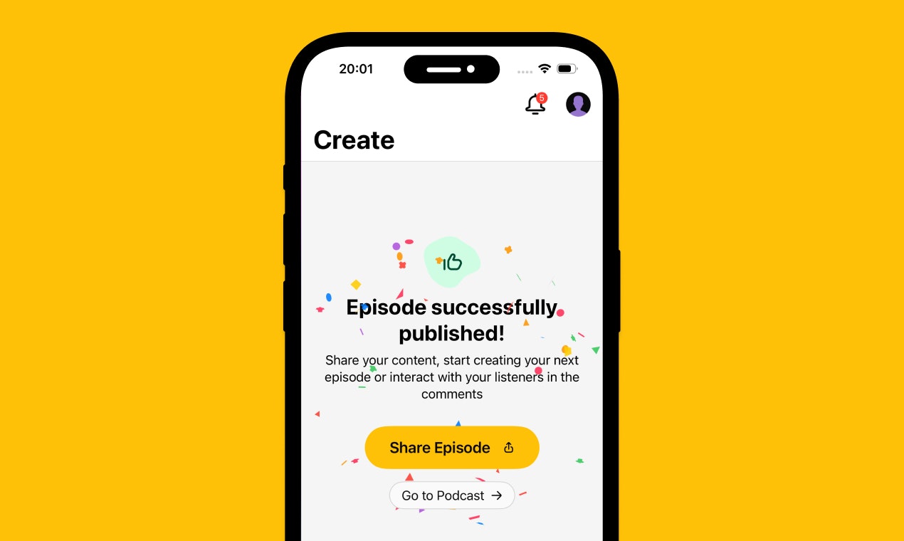 Spreaker erstellen Medien 5