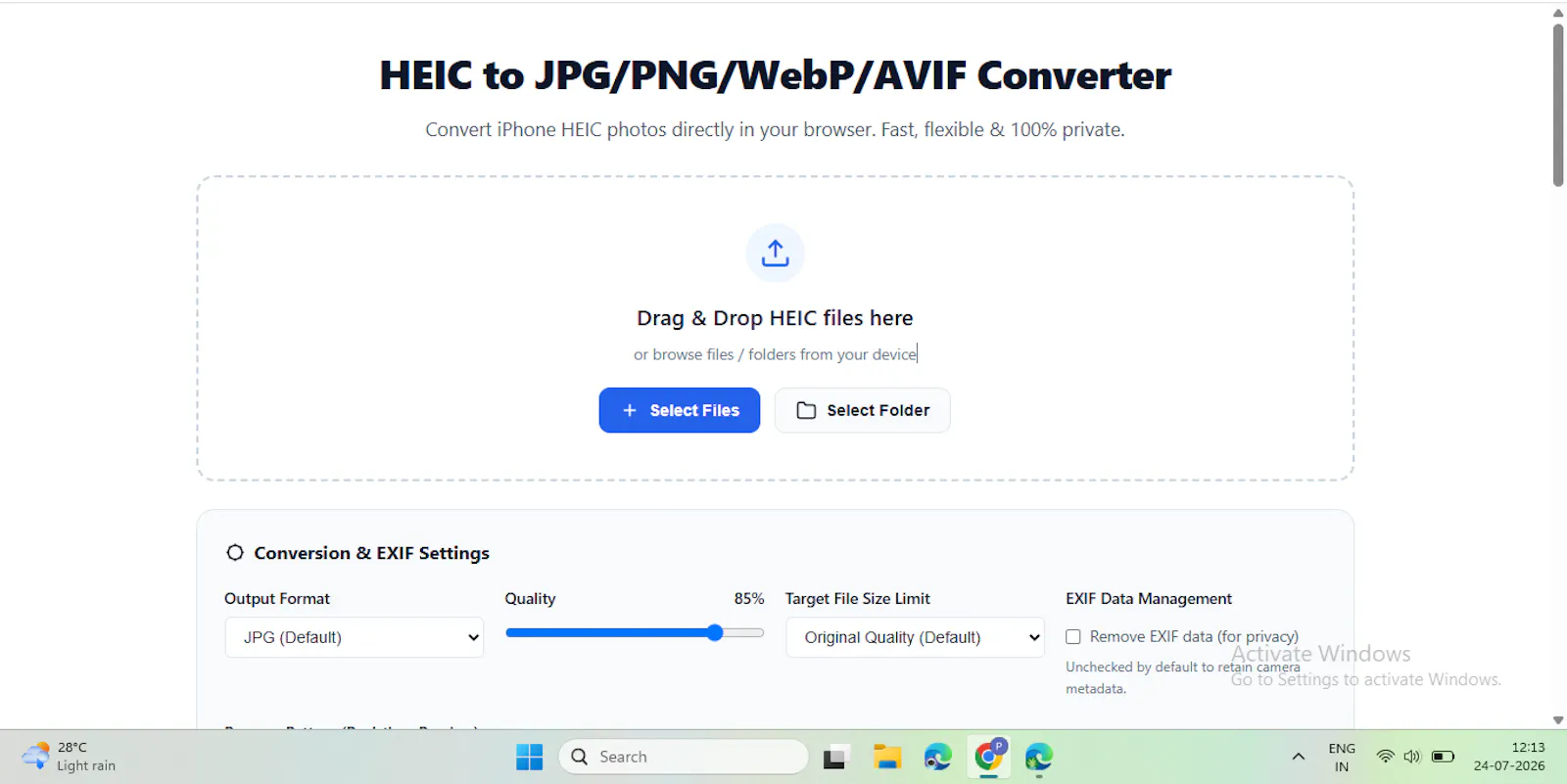 Heic to Jpg screenshot 2