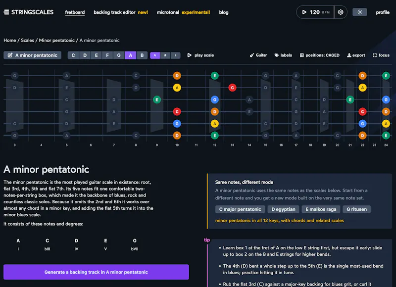 StringScales  screenshot 3