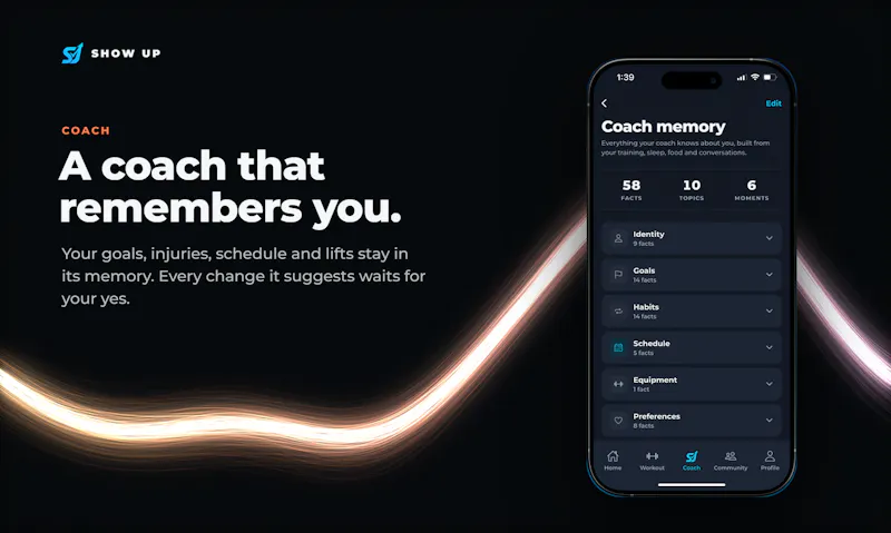 Show Up: Workout Tracker screenshot 4