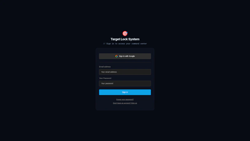 Target Lock screenshot 1