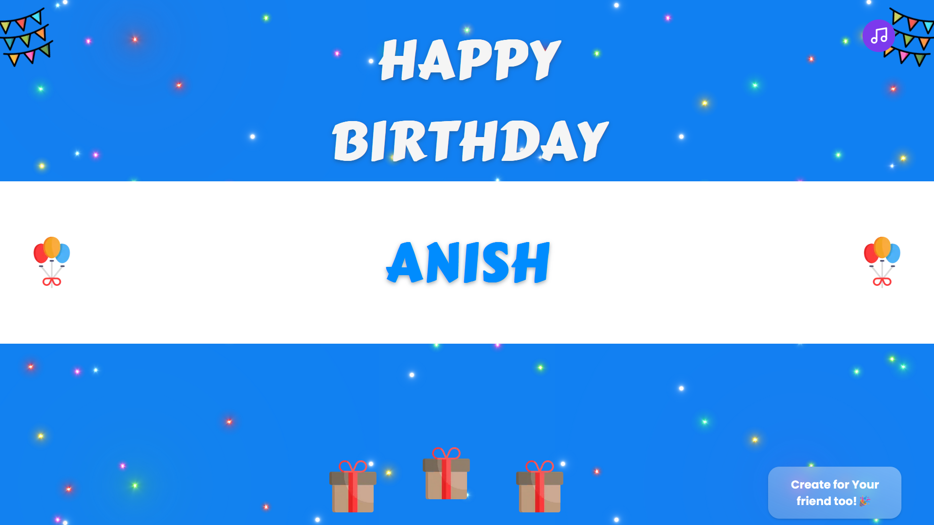 生日快乐网站发电机 - 为您的亲人创建定制的生日网站！！媒体2