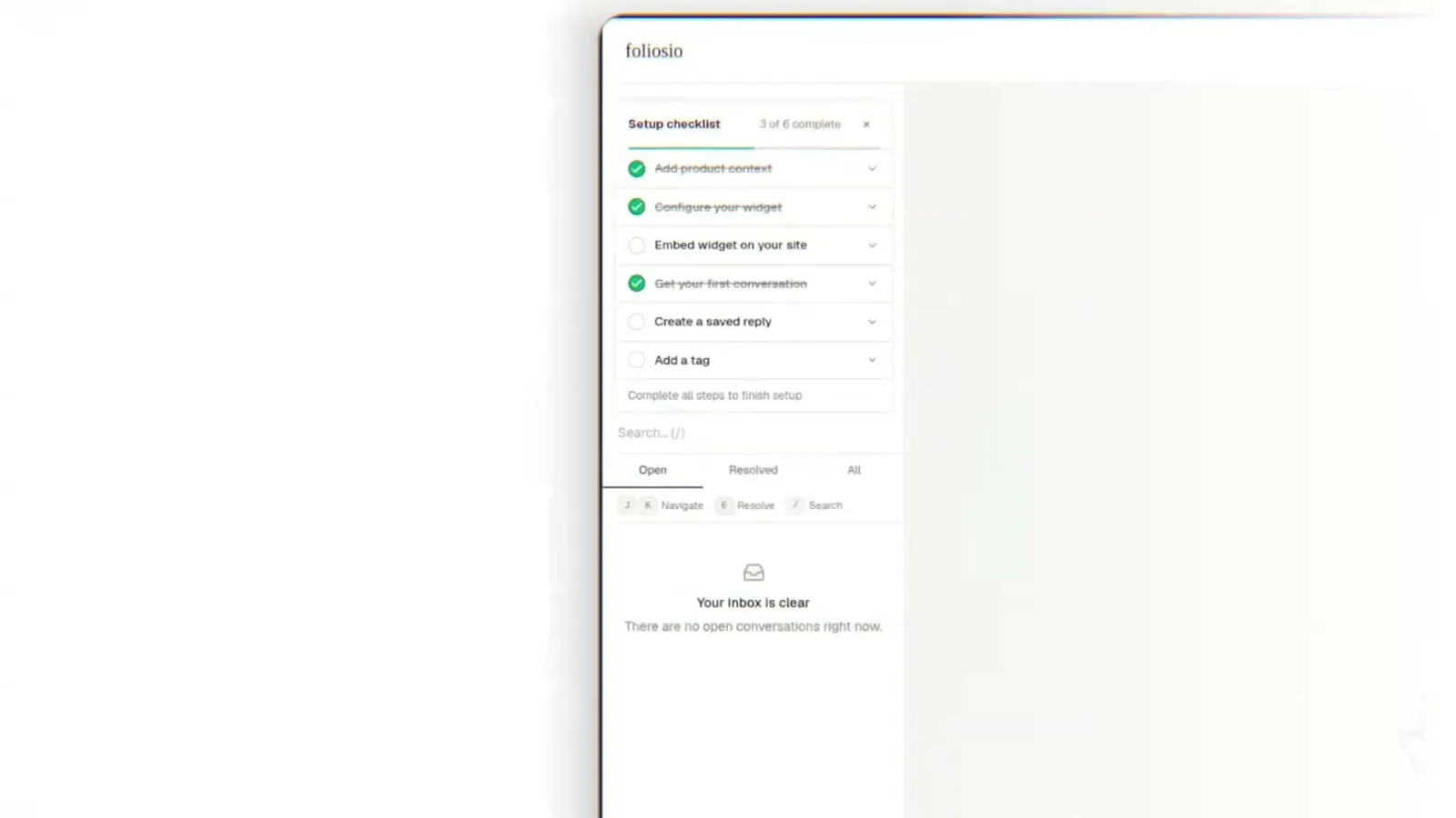 Foliosio screenshot 1 (video preview)