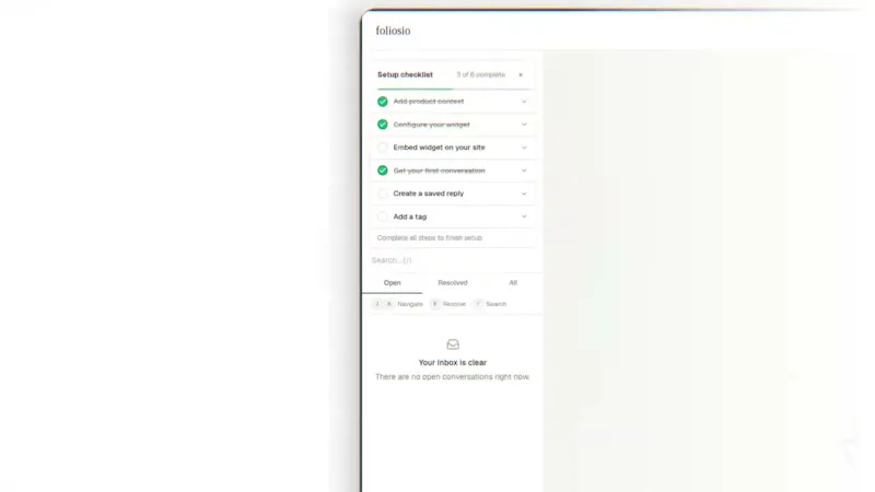 Foliosio screenshot 1 (video preview)