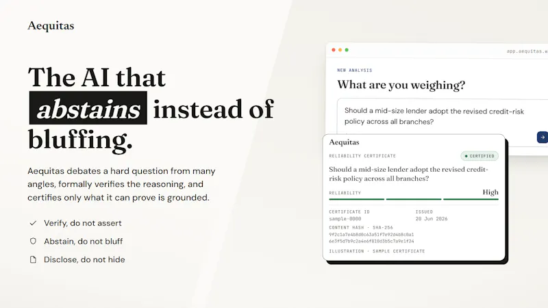 Aequitas AI screenshot 1