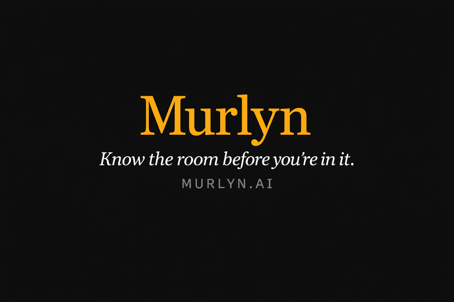 Murlyn: Predict how the room will react logo