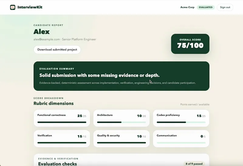 InterviewKit screenshot 13