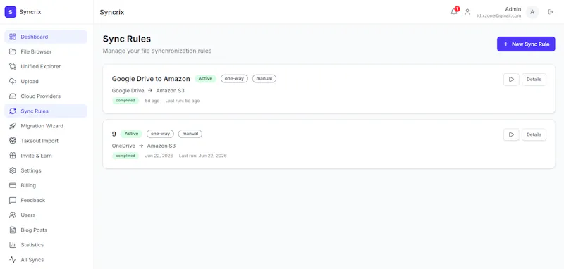 Syncrix screenshot 2