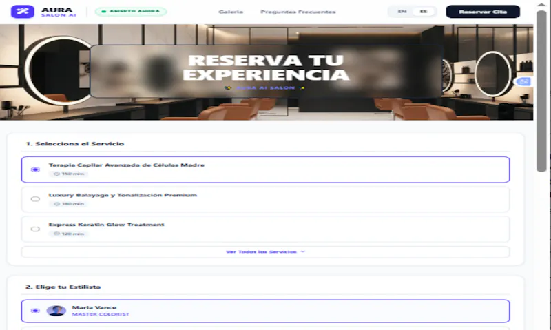 AURA Salon AI screenshot 2