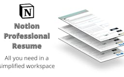 Notion Professional Resume media 2