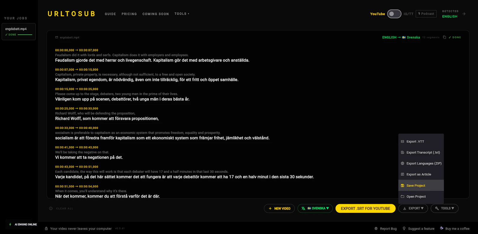 UrlToSub screenshot 5