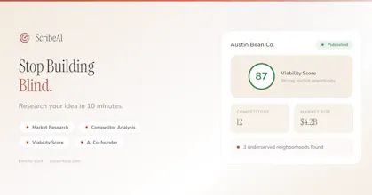 ScribeAI - Launch gallery image