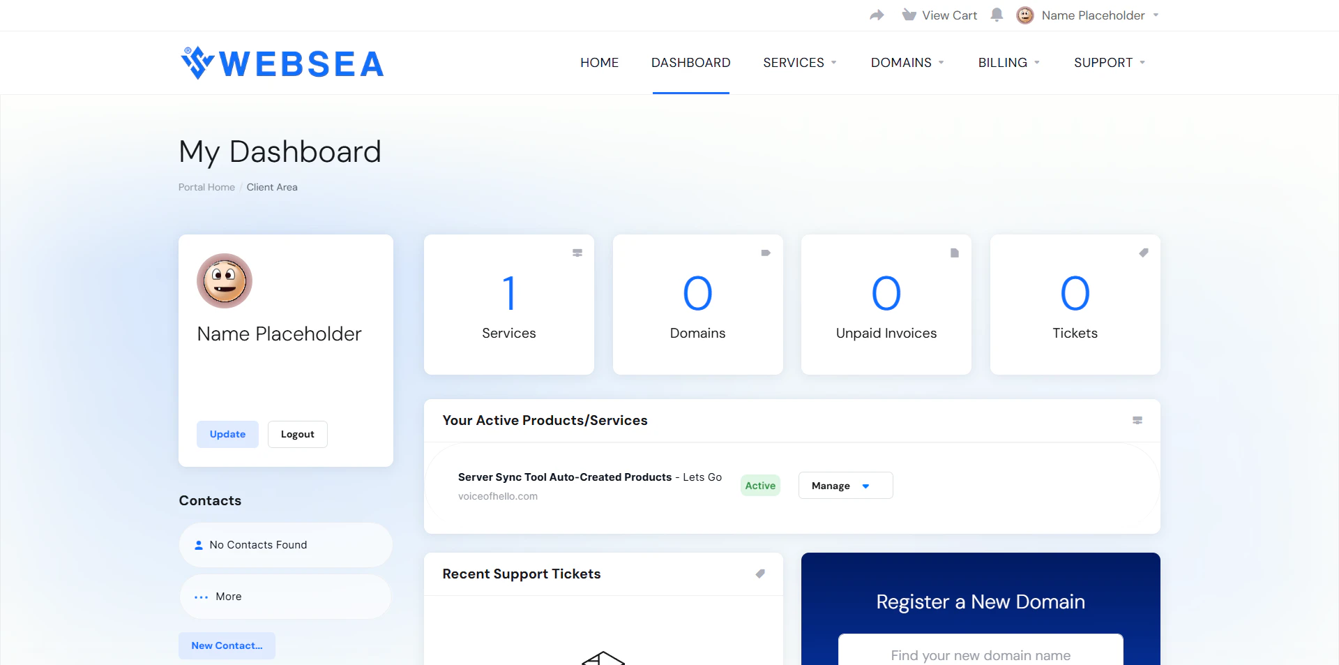 Best Budget Hosting for SAAS, WebSea screenshot 2