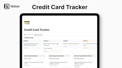 Credit Card Tracker gallery image